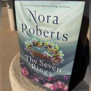 — The Seven Rings Decorative Hardcover Book by Nora Roberts